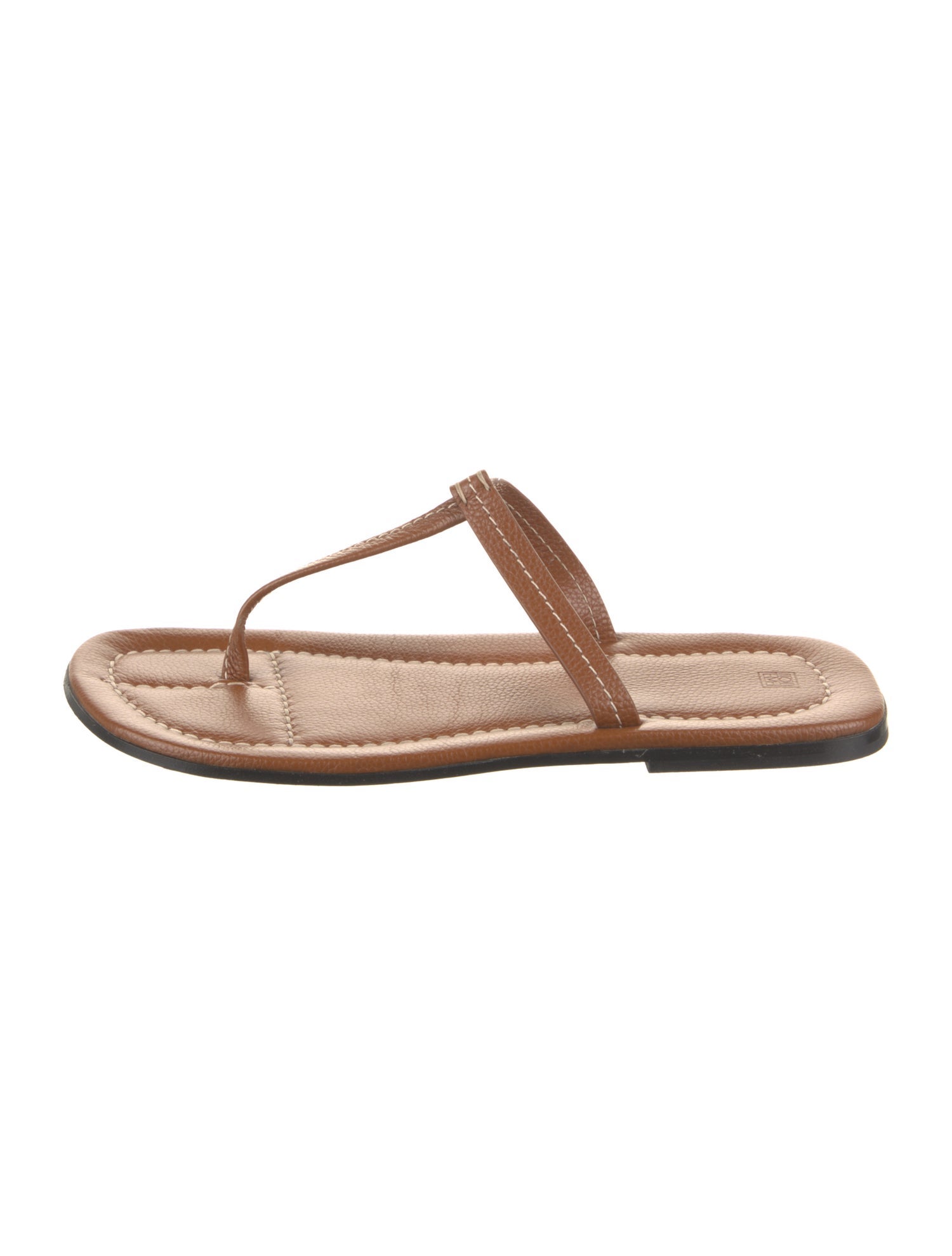 TOTEME Leather Flip Flops